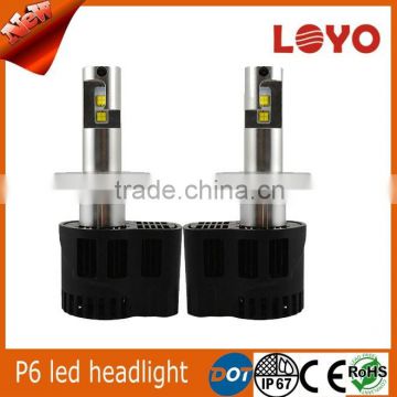 P6 h11 led head lamp h8 h9 h11 h4 h7 led headlight hi/low bulb 9004 9007 55w auto car led headlight