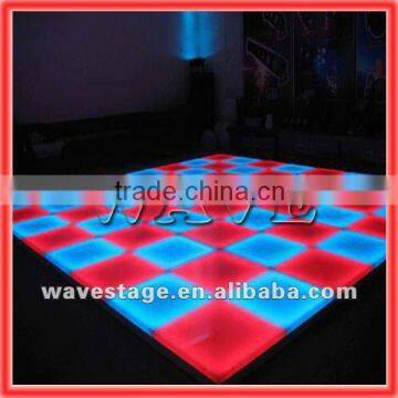 640 pcs leds rgb white dance floor for sale (WLK-1-1)