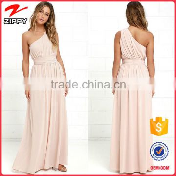 2016 womens one shoulder evening dress long maxi dress for women dress manufacturers