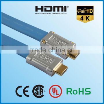blue certified falt hdmi cable