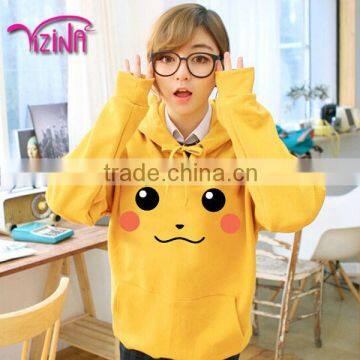 New design pokemon pikachu thick hoodie for sale