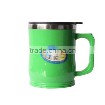 High quality chinese cute green reusable coffee cup
