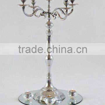 High quality wedding silver decoration candelabra