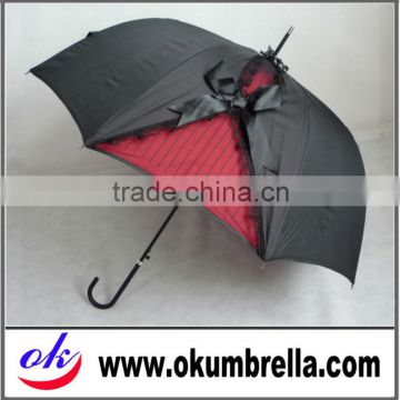 High fashion straight rain umbrella for ladies