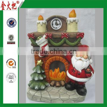 Beautiful Hot Sale standing outdoor magnesium oxide santa claus statues