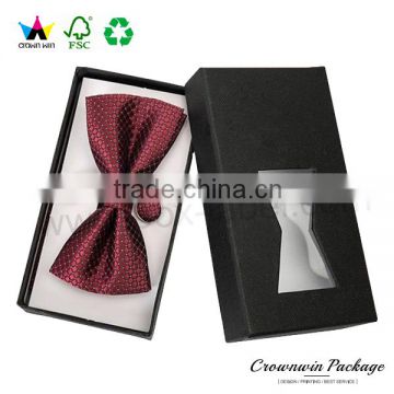 Top quality Rigid cardboard bow tie package gift box