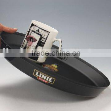 round plastic Non-skid tray