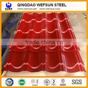 Practical competitive price color-coated corrugated steel plate