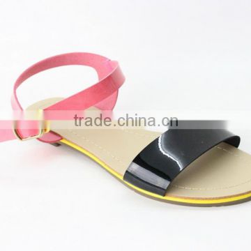 latest wholesales fashion fancy flat sandals for girls