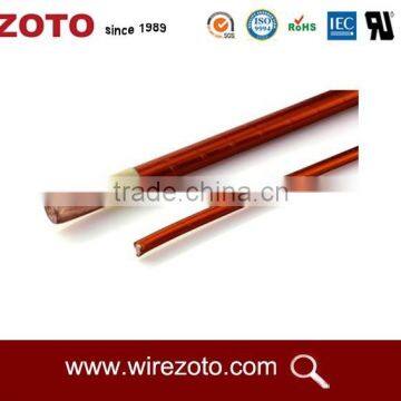 double layer polyester imide enameledclass180 H rectangular copper wire