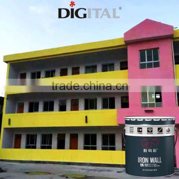 Digital Color Iron wall single component water resistant paint