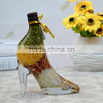 250ml High Heel Shoe Storage Use Glass Bottle Wholesale