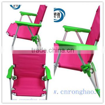 high seat folding beach chair with child