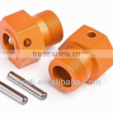 color anodized aluminum threaded engine spacer