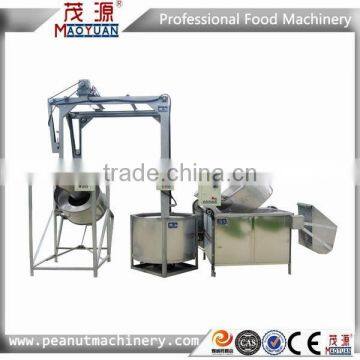 industrial peanut frying production line/roasted and salted peanuts machine