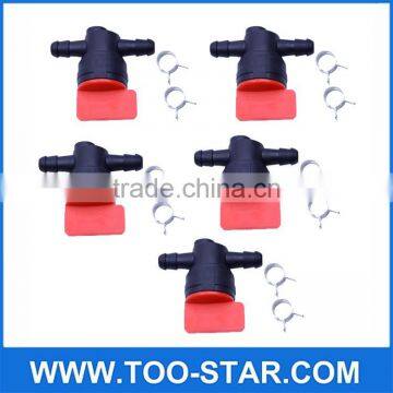 5PCS 1/4" In Line Gas Fuel Shut Cut Off Valve for Kohler Briggs & Stratton Tecumseh