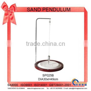 Desktop Decoration Sand Pendulum With Wooden Pallet SP025B