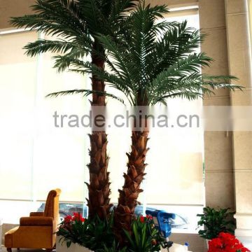 decorative home decor 4m tall artificial palm tree decorative garden used wholesale fake plastic curved coconut tree EYZS20