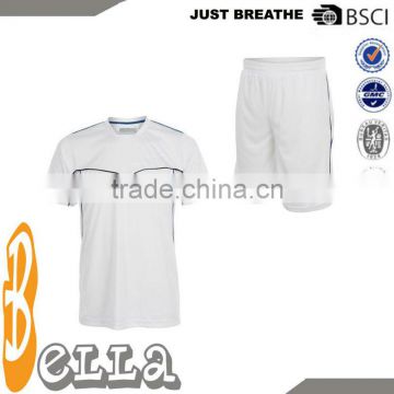 white plain printing tennis/badminton/netball uniforms
