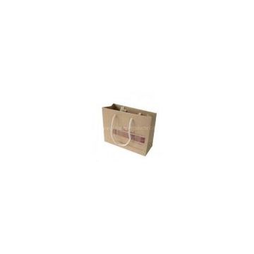 Shop packaging 250gsm brown krat, Coloured Paper Bags With Handles and four knots