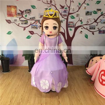 100% handmade hot sale customized the beauty and beast mascot costume for adults