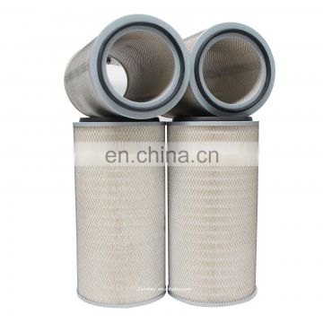Tabaco Industry Self-Cleaning Gas Turbine Air Intake Pleated Cellulose Filter Cartridge