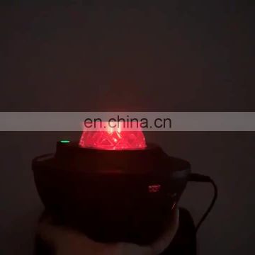 Hot sell Double laser holes Star night light Galaxy Projector 3 in 1 function with remote control Speaker for indoor party