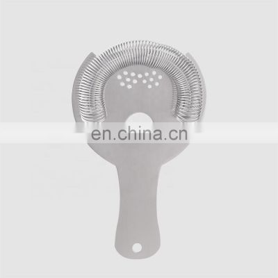 Creation stainless steel bar cocktail strainer