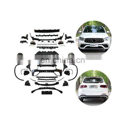 GBT drop shipping car tuning parts include amg bumper for glc mercedes facelift for mercedes glc body kit