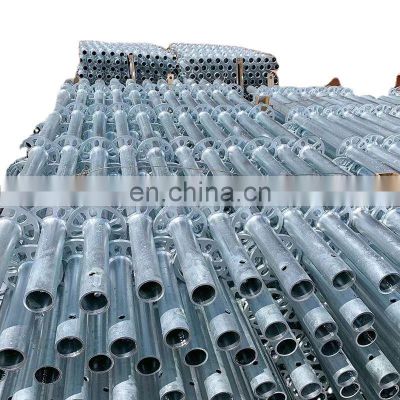Q345 galvanized used  ring lock scaffolding system ledger or horizontal for sale