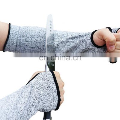 Open Finger Style Arm Guard Sleeves Outdoor Work Safety Wear-resistant anti cut arm sleeves