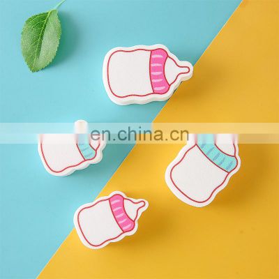 Baby Bottle Shaped Powder Puff Wet And Dry Use Makeup Sponge Cute Powder Puff
