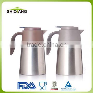 double wall stainless steel vacuum coffee pot 2.0L