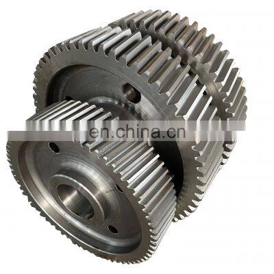 High Accuracy factory sales large spur gear steel forge gear