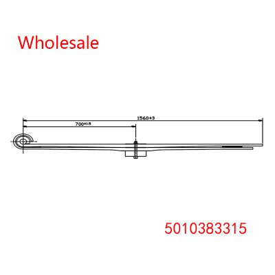 5010383315 Heavy Duty Vehicle Rear Axle Parabolic Spring Arm Wholesale For Renault
