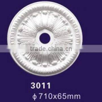Hot sale high quelity polyurethane china round type cornice medallion from Guangdong
