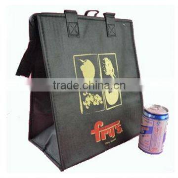 printed insulated cooler bag for keep food