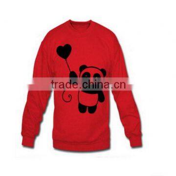 custom high quality crewneck women100 cotton crew neck sweatshirt wholesale