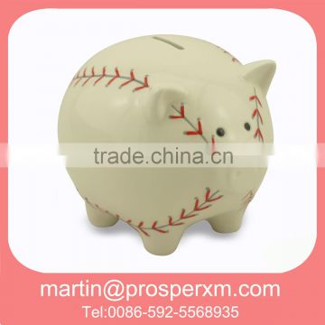 New design ceramic piggy bank that counts money