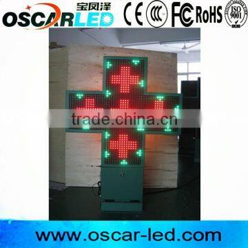 p16 full color led cross led sign / led cross display