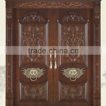 Luxury Carved Villa Doors Wood Design DJ-Y901