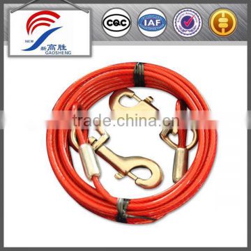Galvanize anti twist steel wire cable pet products