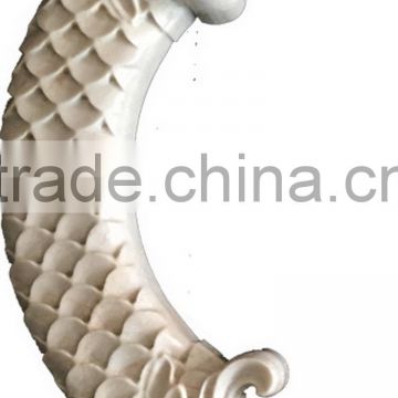 Lowest price hot selling top polished round marble pattern
