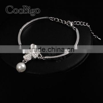 Fashion Jewelry MC STONE Four-leaf Clover Chain Bracelet Ladies Party Show Gift Dresses Apparel Promotion Accessories