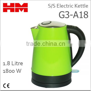 Stainless Steel Electric Kettle G3-A18 Green