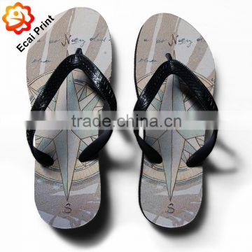 wholesale new model custom made indoor flip-flops with painting