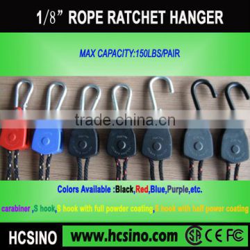 1/8" Adjustable light hanger with Various hooks