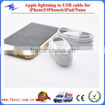 Genuine New Original USB Data Cable For Apple iPhone5/iPhone6/iPhone6 plus