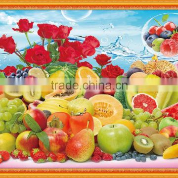 Fruit poster with frame