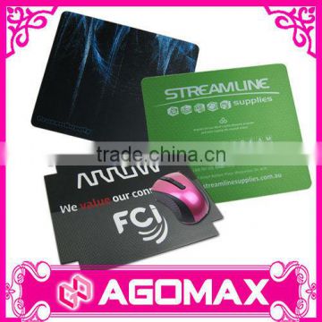 Small MOQ CMYK offset printed computer PVC mouse pad factory